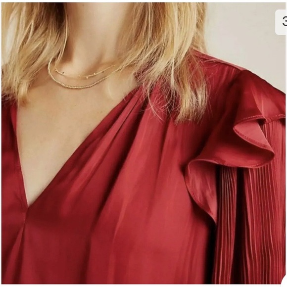 Anthropologie Dolan Left Coast Sloane Blouse XS NWT - Picture 3 of 9